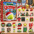 CHRISTMAS KICKOFF 40% OFF - Tennis Christmas Advent Calendar 2026 - 24-Day Festive Countdown, Acrylic Charms Blind Box - Gift For Tennis Lovers AC0HA379
