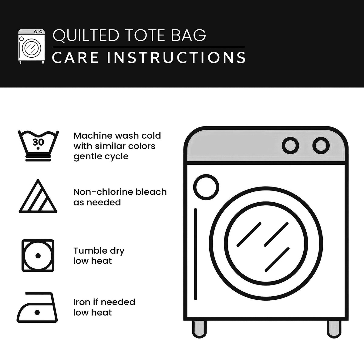 Heritage Patch Quilted Tote Bag GFTONMU131