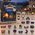 CHRISTMAS KICKOFF 40% OFF - Under the Stars Advent Calendar 2026 - 24-Day Festive Countdown, Acrylic Charms Blind Box - Gift For Camping Lovers AC0TH388