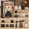 CHRISTMAS KICKOFF 40% OFF - Vintage Aikido Advent Calendar 2026 - 24-Day Festive Countdown, Acrylic Charms Blind Box - Gift For Aikido Lovers AC0NT525