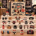 CHRISTMAS KICKOFF 40% OFF - Weightlifter Fitness Advent Calendar 2026 - 24-Day Festive Countdown, Acrylic Charms Blind Box - Gift For Weightlifting Lovers AC0TH254