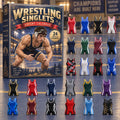 CHRISTMAS KICKOFF 40% OFF - Wrestling Singlets Advent Calendar 2026 - 24-Day Festive Countdown, Acrylic Charms Blind Box - Gift For Wrestling Lovers AC0NT507