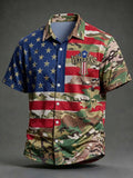 Men's U.S. Veterans Day Waffle Short-Sleeve Shirt