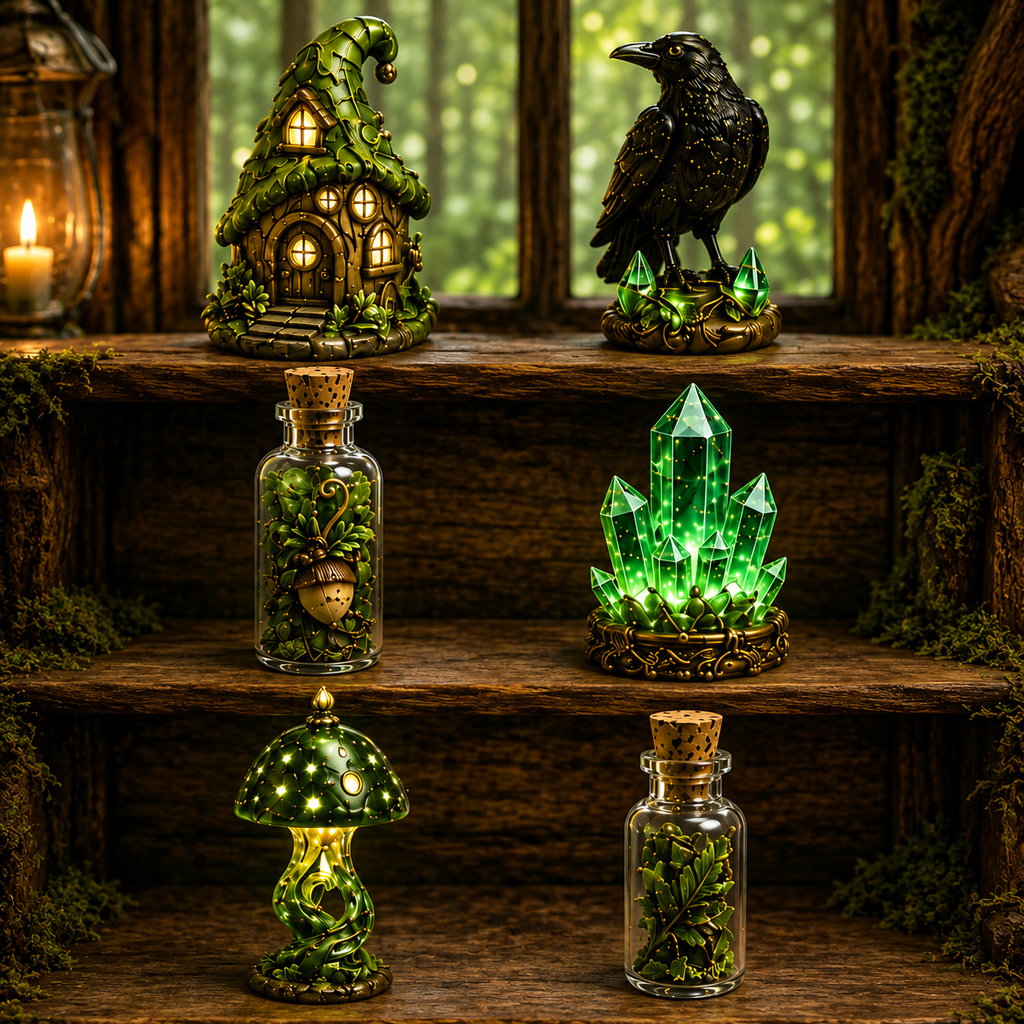 24 Days of Forest Magic – Witchy Crystal Miniature Countdown Calendar 2026