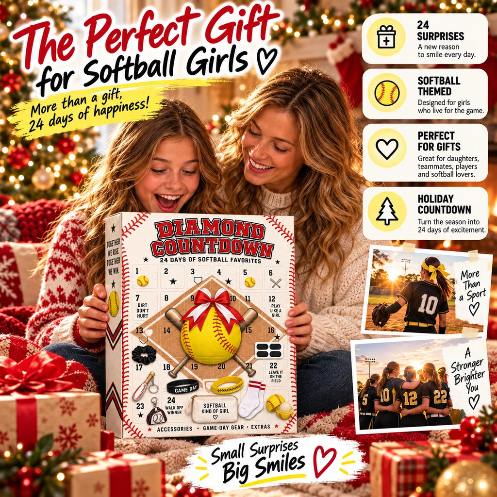 Diamond Countdown 24-Day Softball Advent Calendar