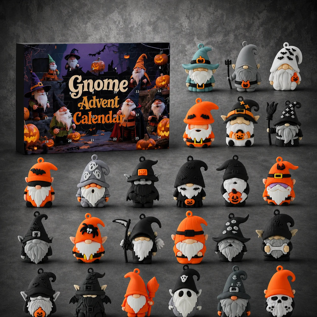 2026 Halloween Gnome Advent Calendar - 24-Day Countdown