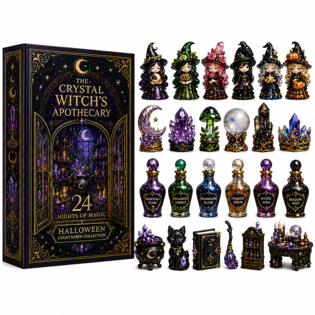 The Crystal Witch’s Apothecary Advent Calendar 2026 – 24 Nights of Magical Miniatures