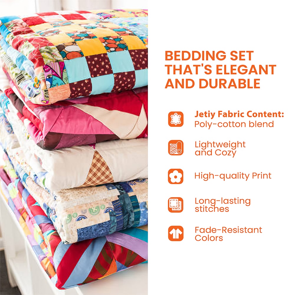 Camellia 3-Piece Quilted Bedding Set GFTONT127
