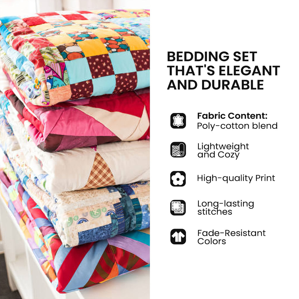 God Is For Us 3-Piece Quilted Bedding Set GFTOPND1016