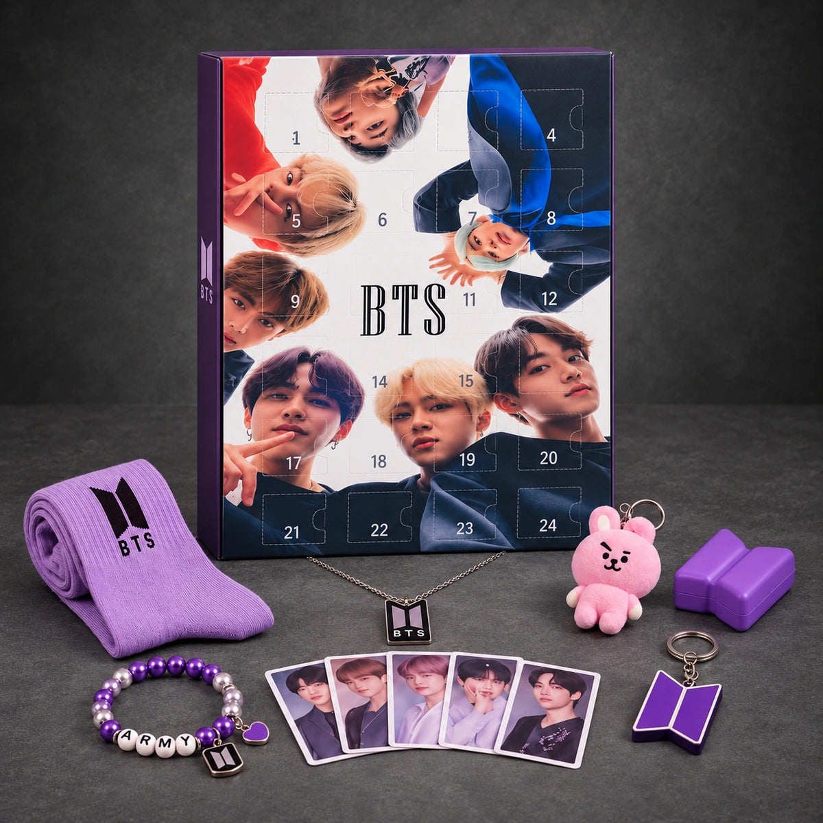Ultimate Purple Army Advent Calendar – 24-Day Fan Box