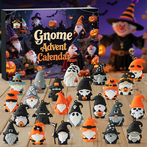 2026 Halloween Gnome Advent Calendar - 24-Day Countdown