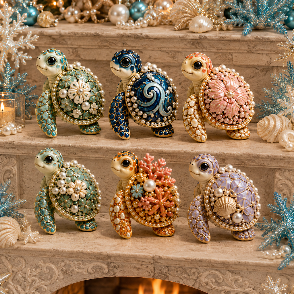 Sea Turtle 24-Day Advent Calendar – Ocean Collectible Figurine Christmas Gift