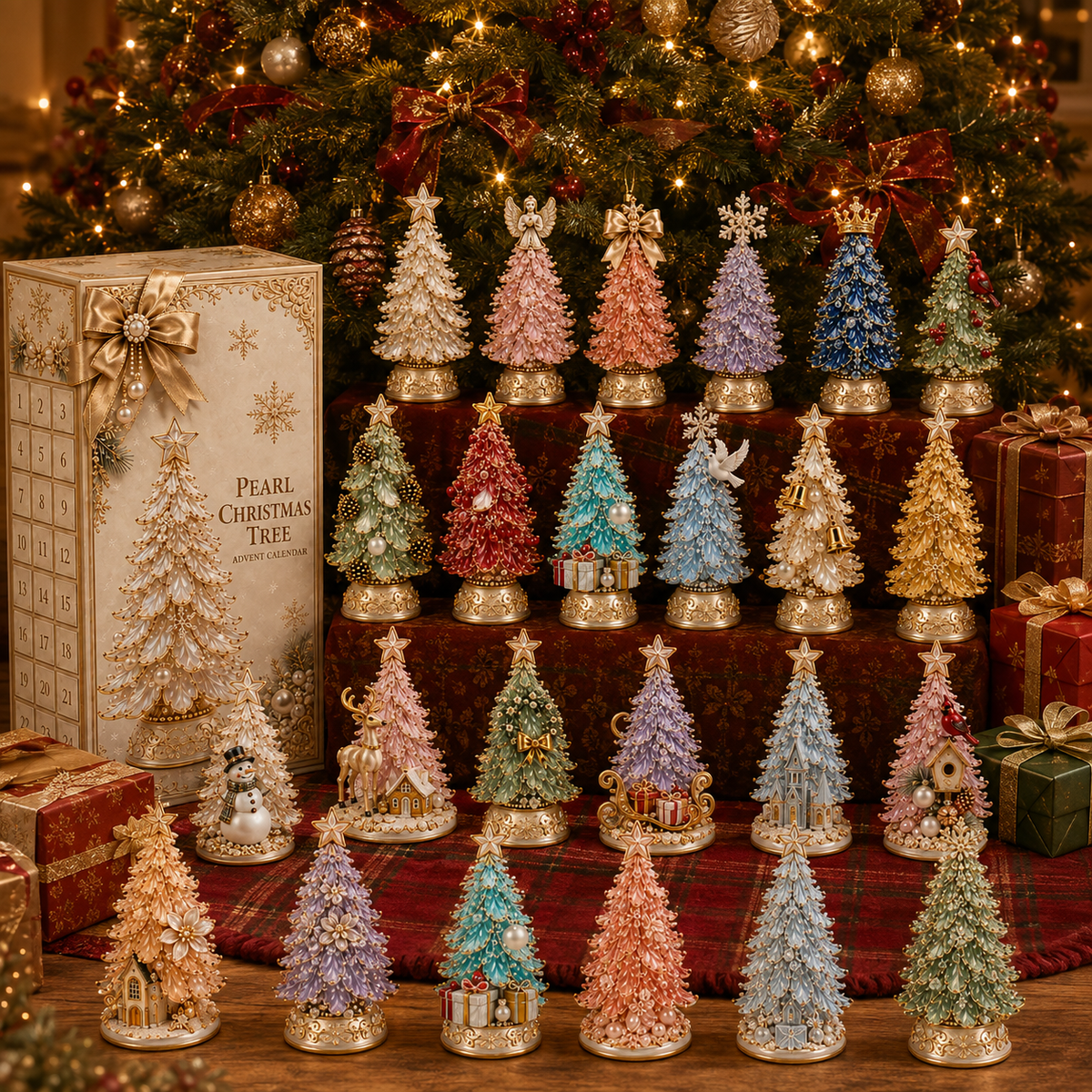 24-Day Christmas Tree Advent Calendar | Countdown Blind Box Gift