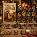 Country Guitar Life Advent Calendar 2026 - 24-Day Festive Countdown, Acrylic Charms Blind Box