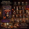 Day of the Dead Costume Advent Calendar 2026 - 24-Day Festive Countdown, Acrylic Charms Blind Box