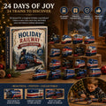 Holiday Railway Advent Calendar 2026 - 24-Day Festive Countdown, Acrylic Charms Blind Box