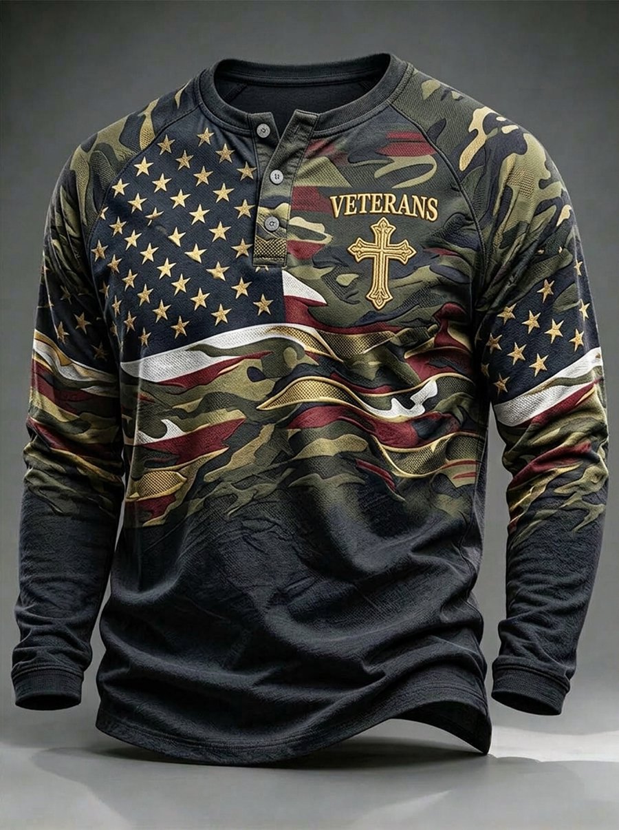 Men's U.S Veterans Day Long-Sleeve T-Shirt