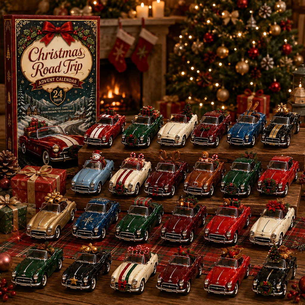 24-Day Christmas Car Advent Calendar | Countdown Blind Box Gift
