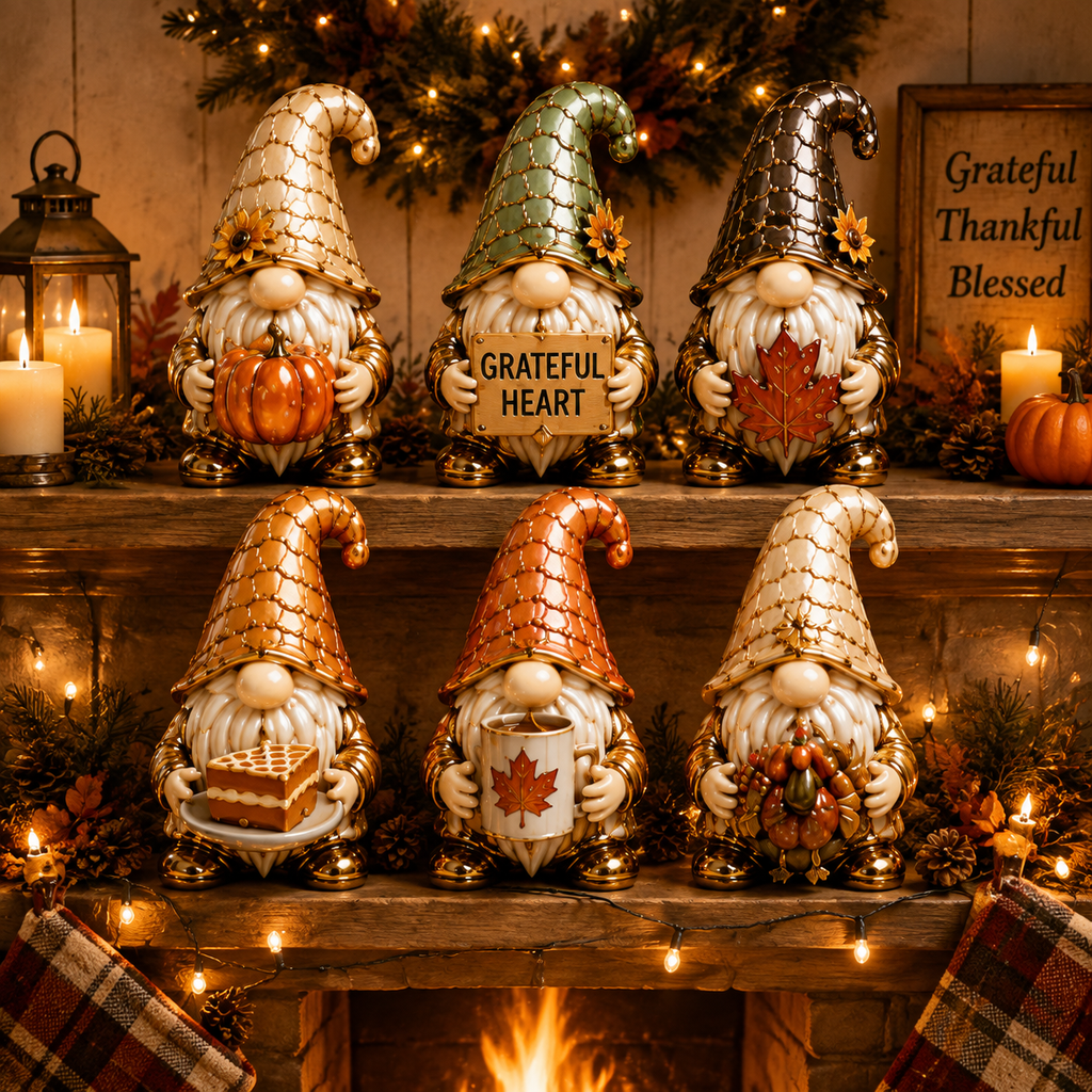 24-Day Gnomes Thanksgiving Advent Calendar | Countdown Blind Box Gift