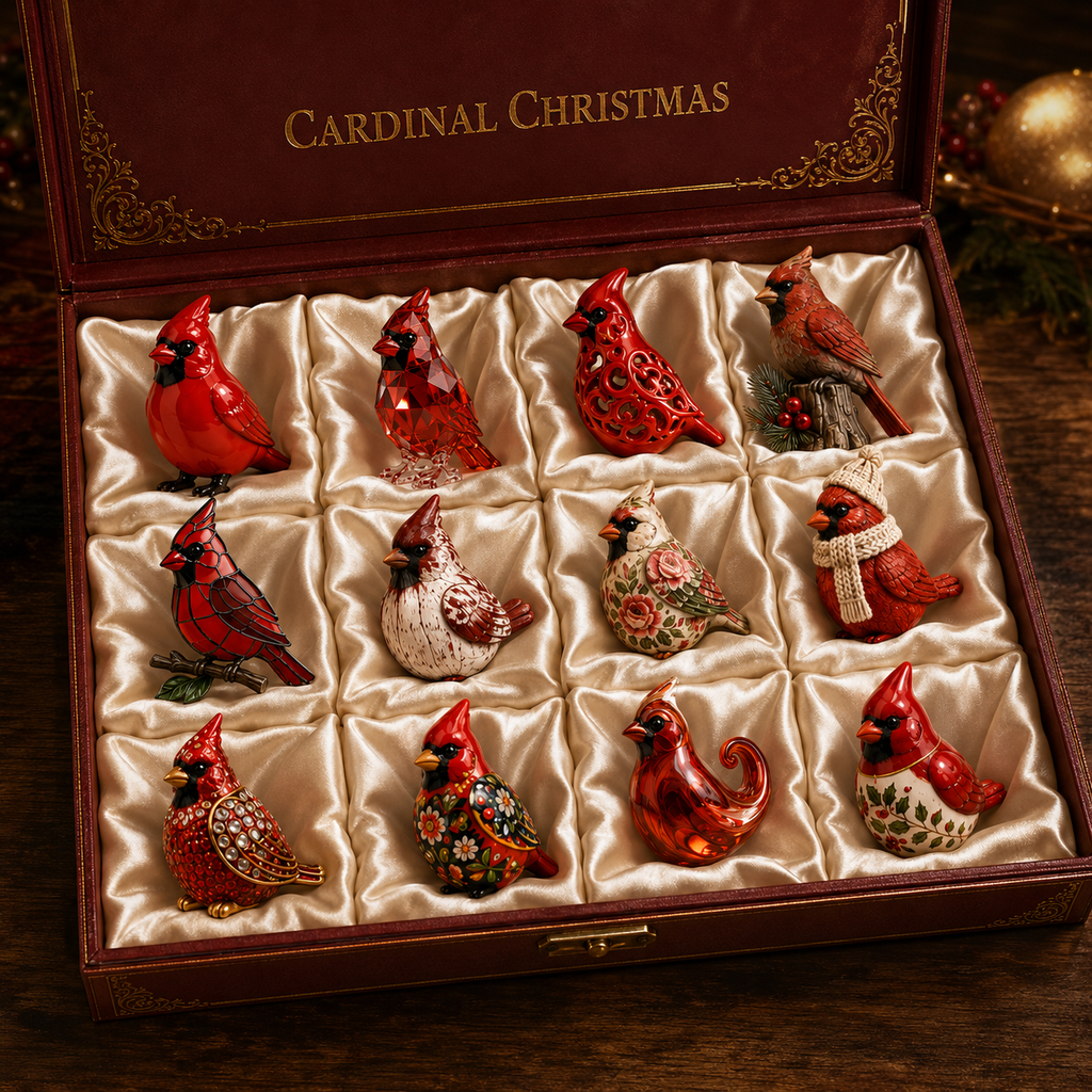 Last 50 pcs⏰ High-quality  model✨Cardinal Christmas 24-Day Countdown Calendar – Limited Anniversary Edition