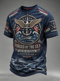 Men's Veterans Day Printed Casual Tops