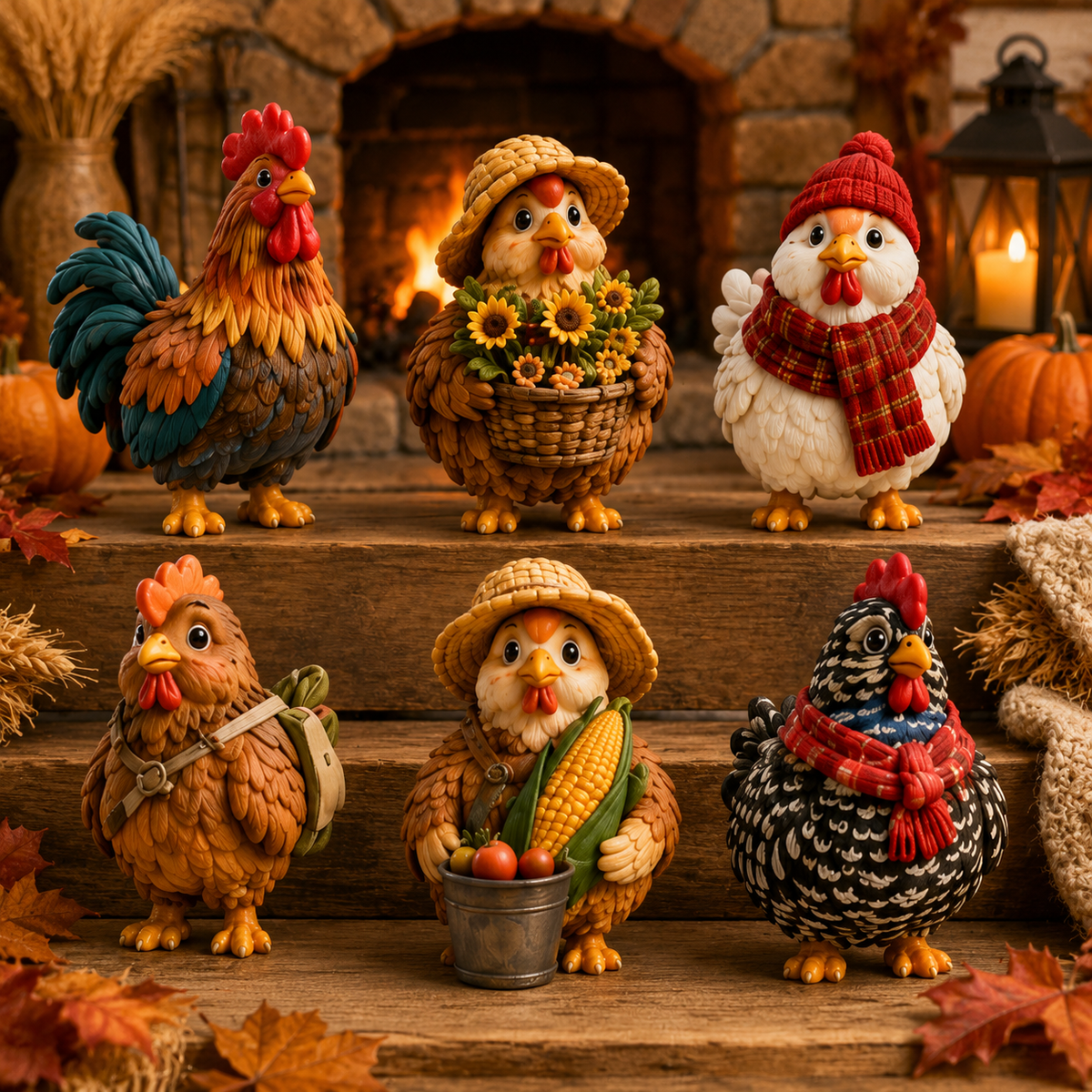 Harvest Hens Advent Calendar 2026 – 24 Days of Farmhouse Chicken Collectibles, Autumn Harvest Surprises & Gifts for Chicken Lovers