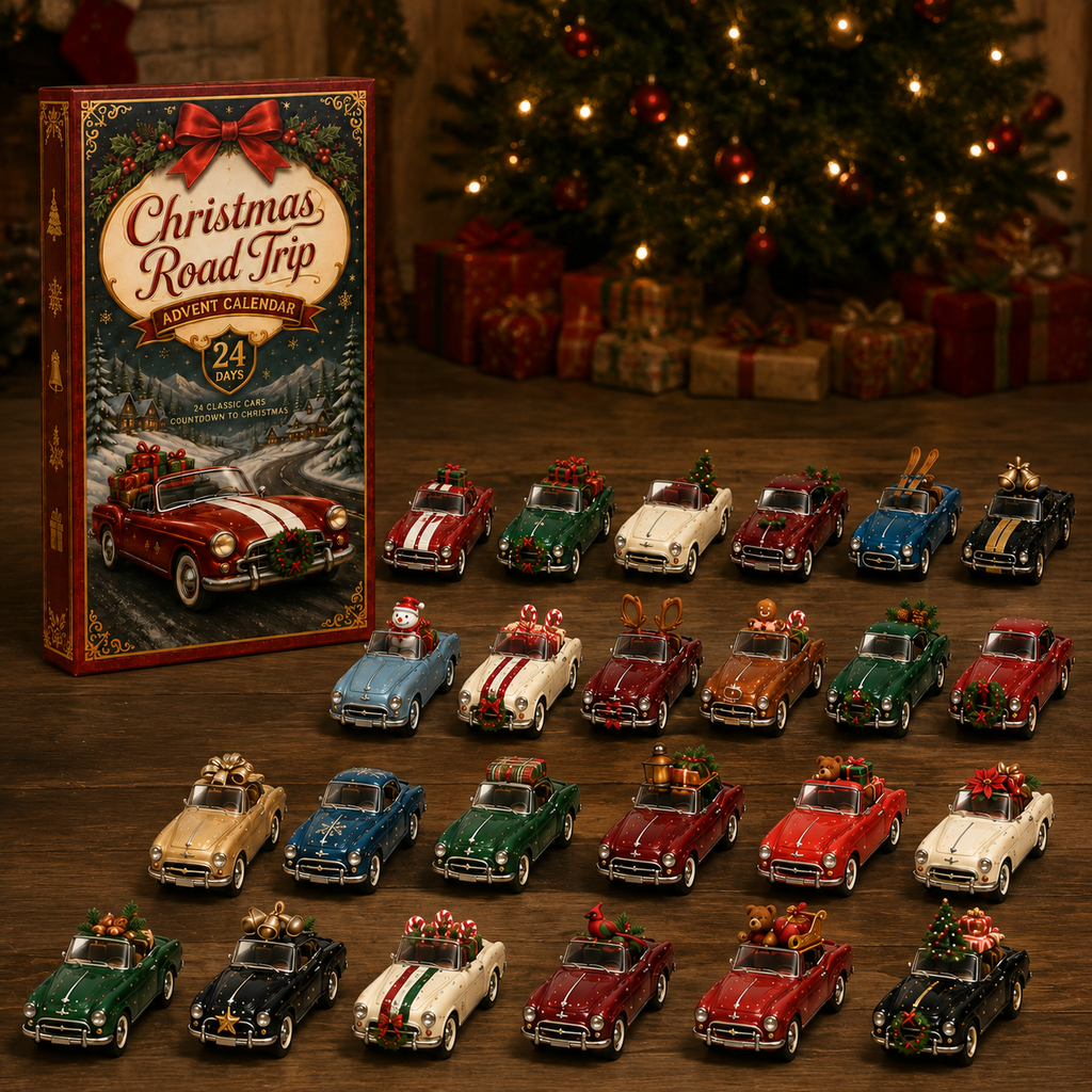 24-Day Christmas Car Advent Calendar | Countdown Blind Box Gift