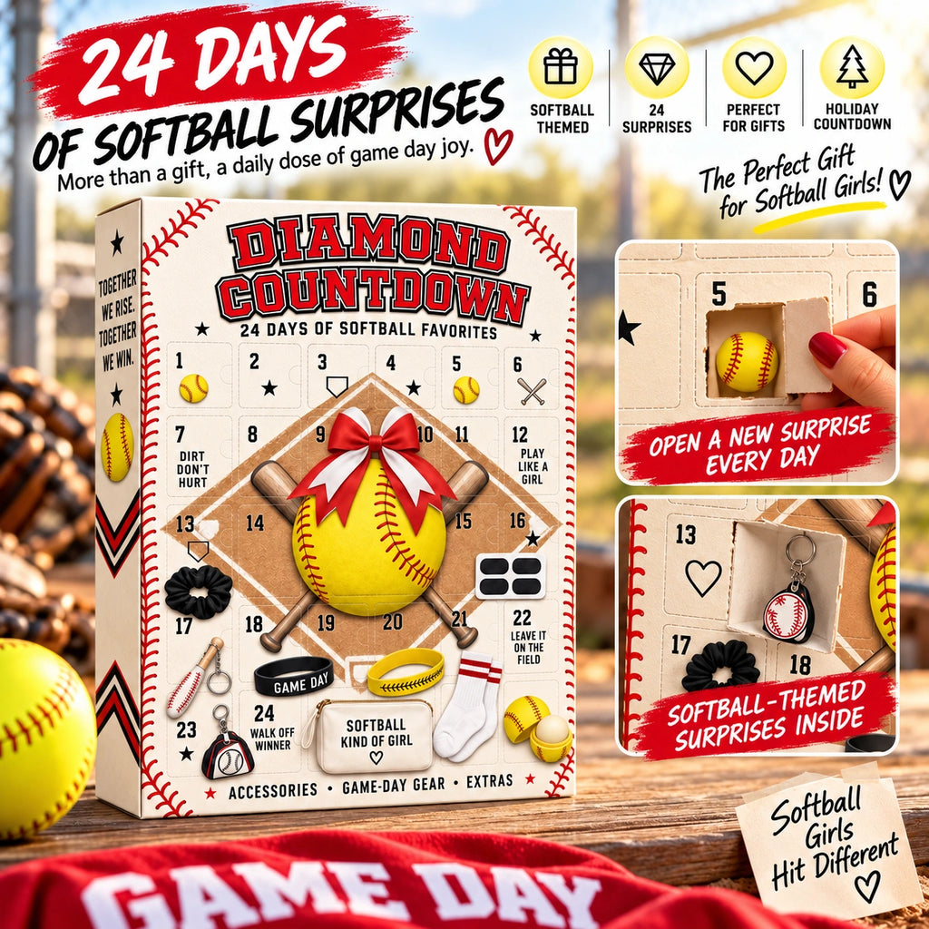 Diamond Countdown 24-Day Softball Advent Calendar