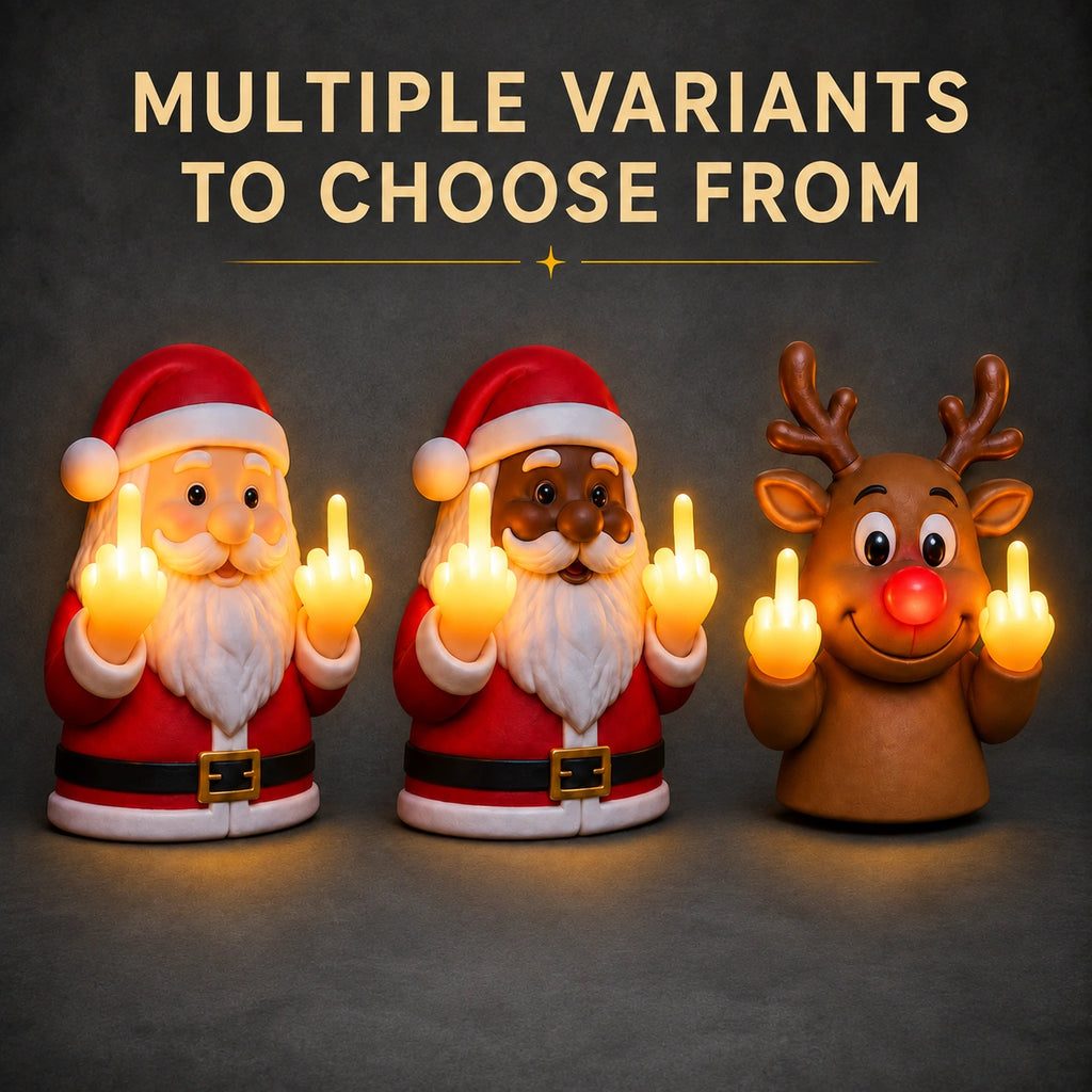 Naughty Glow Wall-Mounted Holiday Lamp