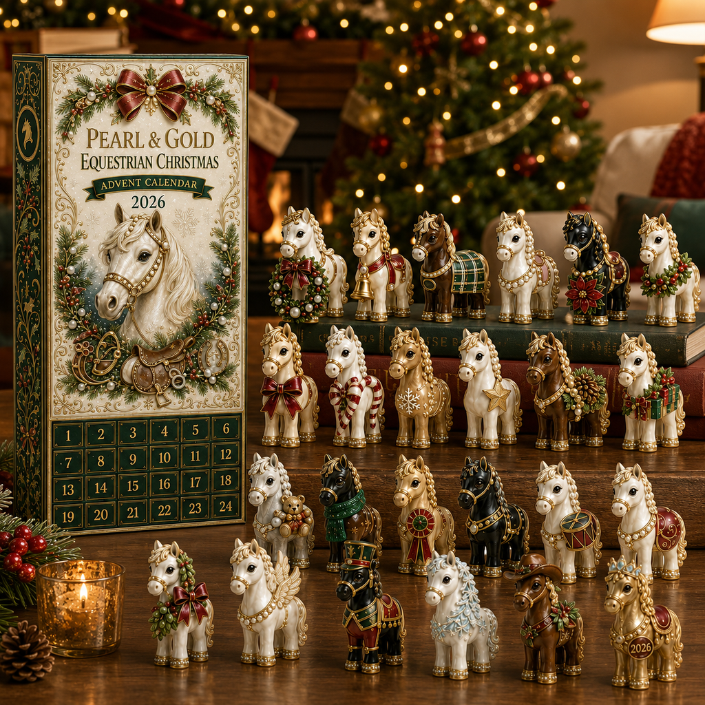 24-Day Advent Calendar Blind Box | Elegant Equestrian Figurines Gift
