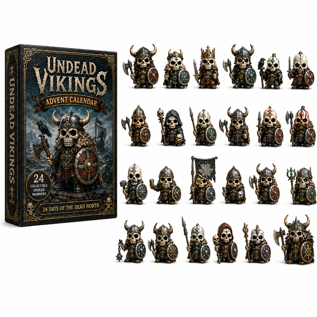 ⚔️Undead Vikings Advent Calendar 2026 – 24-Day Countdown with Collectible  Undead Warrior Miniatures