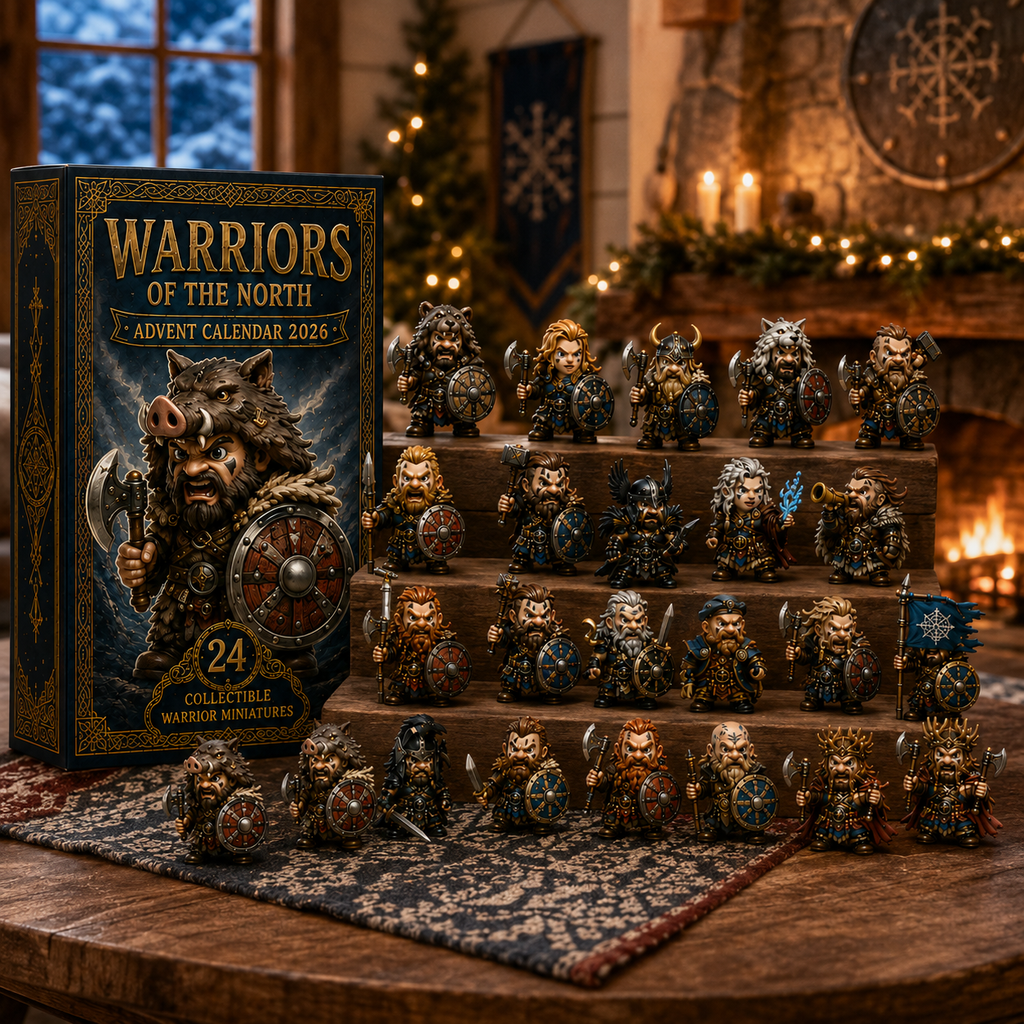 24 Days of Northern Legends – Warriors of the North Advent Calendar 2026 | 24 Collectible Viking Warrior Miniatures
