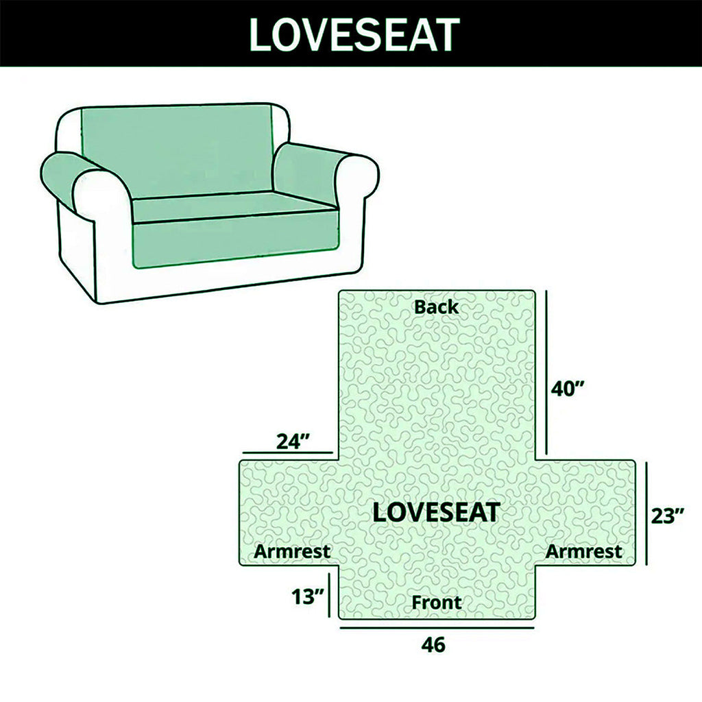 Air Force Veteran Quilted Sofa Cover GFTONTD3629