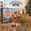 Seaside Christmas Village Advent Calendar 2026 - 24-Day Festive Countdown, Acrylic Charms Blind Box