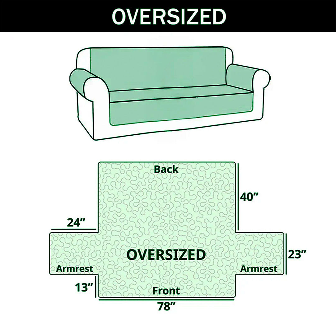 Air Force Veteran Quilted Sofa Cover GFTONTD3629