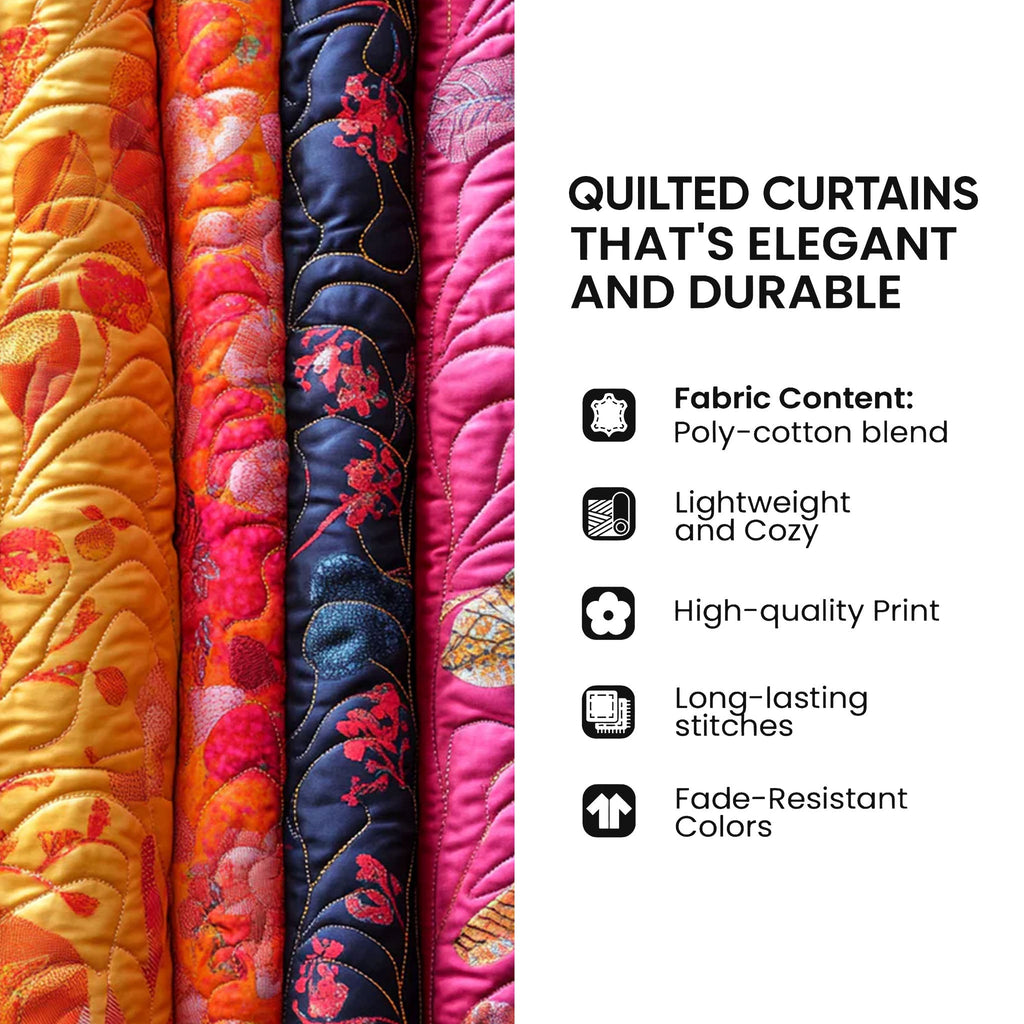 Liberty Sunflowers Quilted Curtains GFTOHD14330