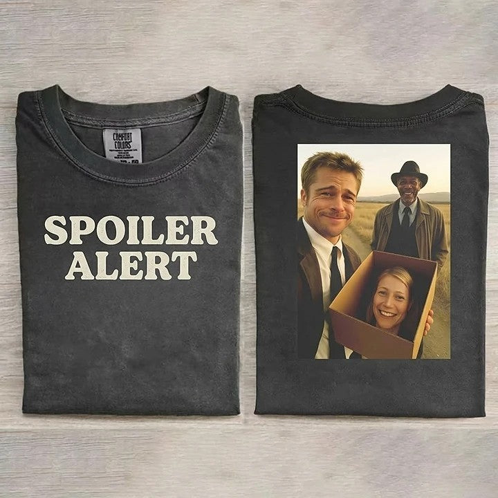 Spoiler alert the box answer T-shirt