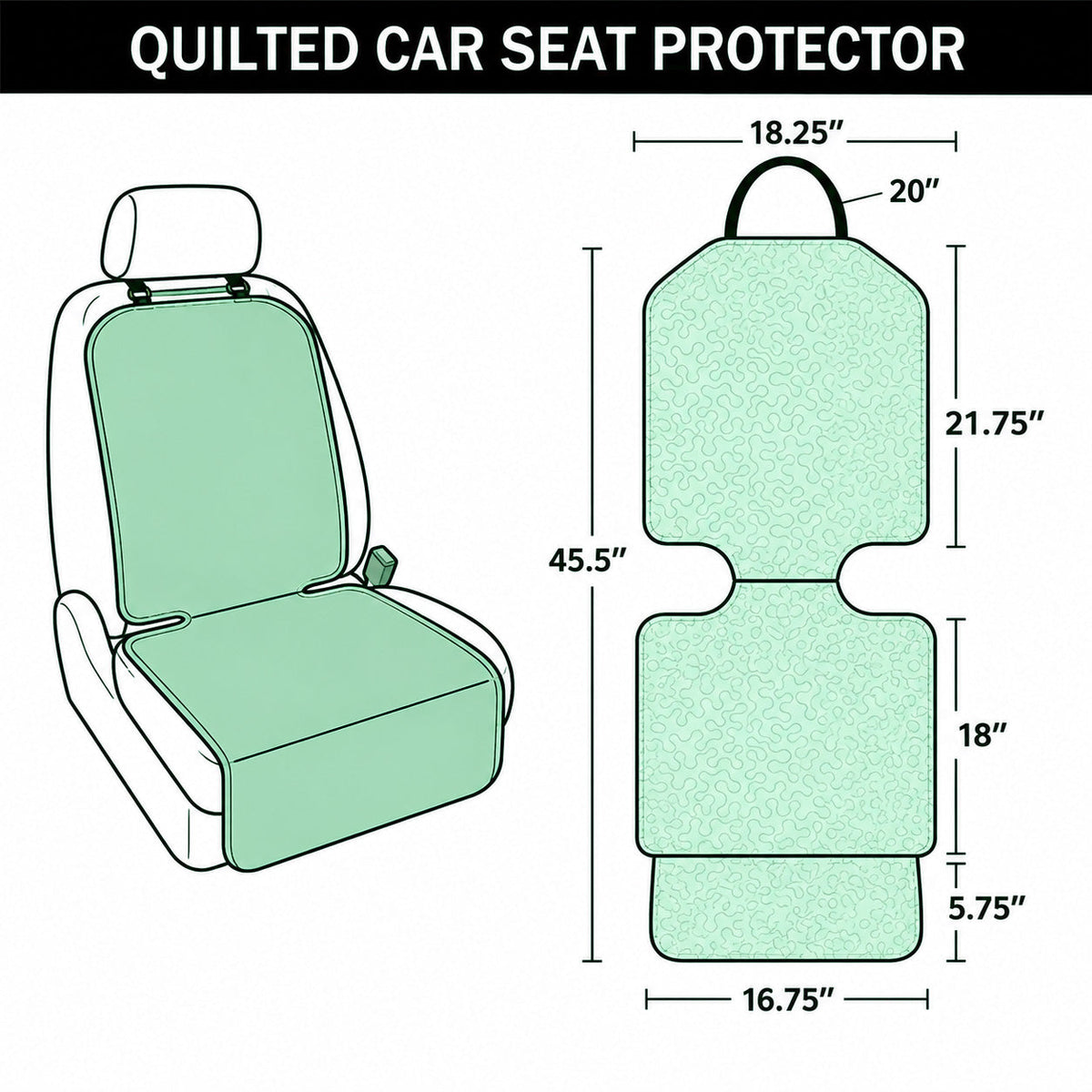US Veteran Quilted Car Seat Protector GFTONMU3498